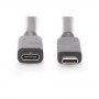 Digitus | USB-C extension cable | Female | 24 pin USB-C | Male | Black | 24 pin USB-C | 2 m - 4
